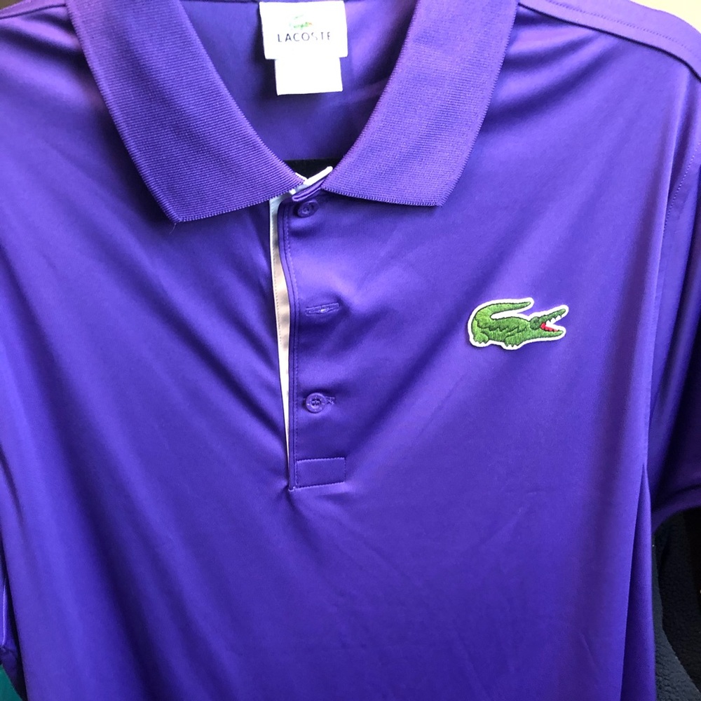 Lacoste mens performance tee miami open